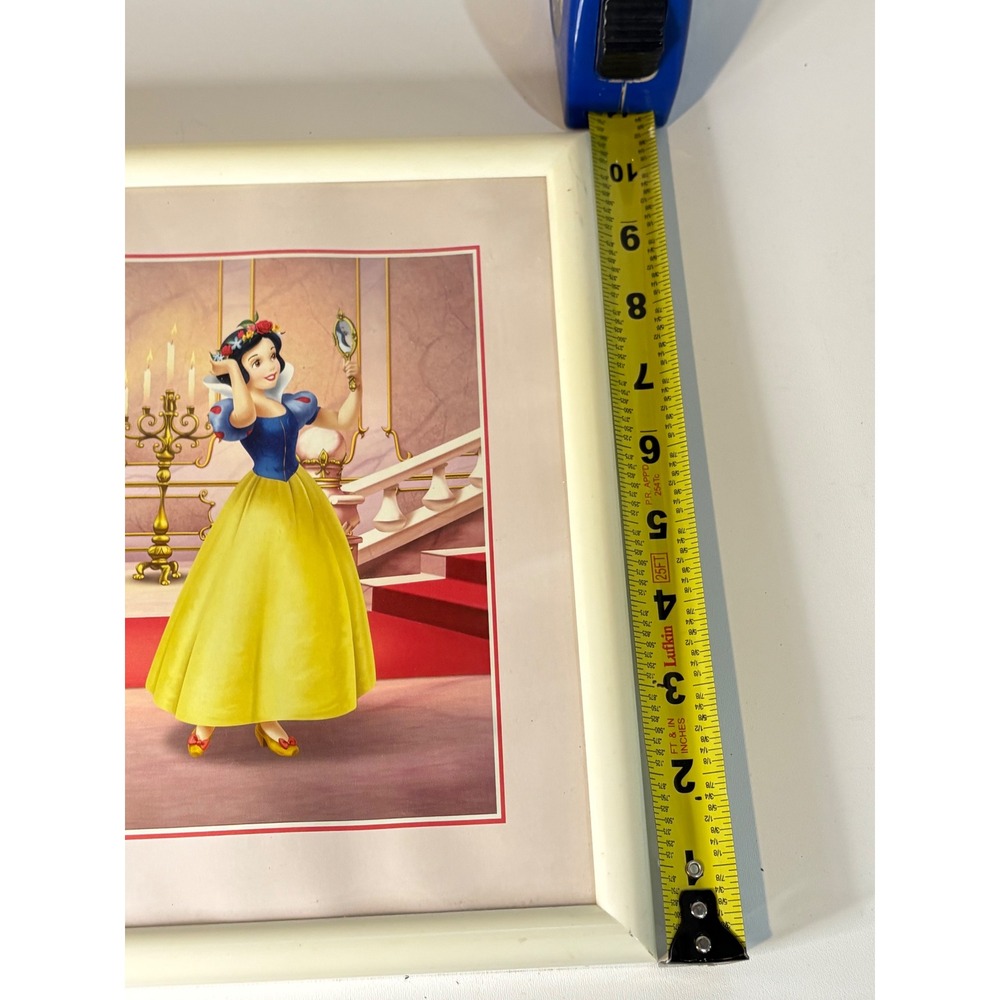 Vintage Disney Snow White Framed Art Print Wall Decor 8x10 Nursery Princess - Picture 4 of 4